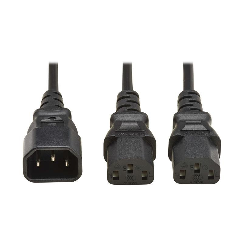 Eaton Câble de transmission Eaton P004-02M-2C13EU 2 m IEC C14 à IEC C13