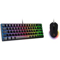 Pack gamer clavier souris filaire THE G LAB Combo Hydrogen BKG Clavier Azerty Black
