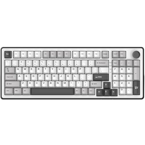 The G-Lab KEYZ Elite 400 WG – Clavier de Jeu sans Fil Tri-Mode 2,4 GHz Bluetooth câble – Clavier mécanique Hot Swap, Switch pré-lubrifié, 5 Couches, RGB Macro – Windows Mac – QWERTY américain