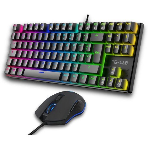 Pack clavier souris gaming - THE G-LAB - COMBO MERCURY EX - Clavier Mecanique TKL Switch Red - Souris 7200 DPI