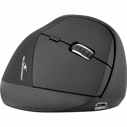 Bluestork Bluestork M WL ERGO BK Souris sans fil 1200 DPI Black
