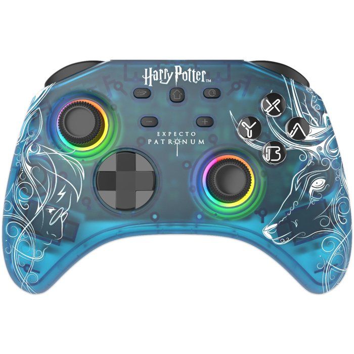 Manette Switch 1 2 - PC Patronus Sans fil RGB Translucide