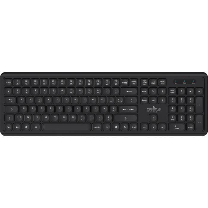 Clavier filaire ecologique - MOBILITY - USB-A - Black