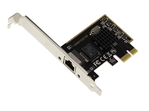 KALEA-INFORMATIQUE Carte contrôleur réseau PCIe 2.5 Gigabit ethernet 10 100 1000 1G 2.5G avec connecteur RJ45 et Chipset Realtek RTL8125