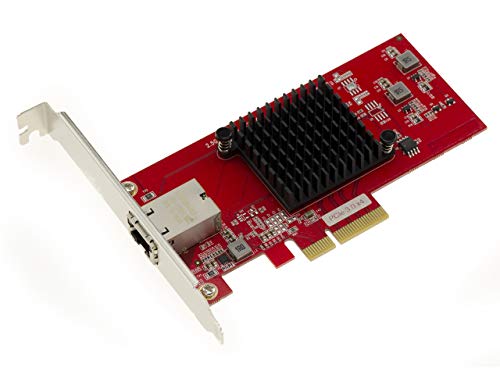 KALEA-INFORMATIQUE Carte contrôleur PCIe 3.0 4X pour réseau LAN Gigabit ethernet RJ45 10G avec Chipset AQUANTIA AQN-107 AQrate Phy