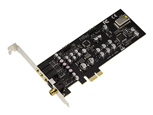 KALEA INFORMATIQUE Carte Son HiFi HD 7 1 24 Bits 192KHz 100db sur Port PCIe avec Chipset Cmedia Oxygen CM8828 CM9882A High et Low Profile
