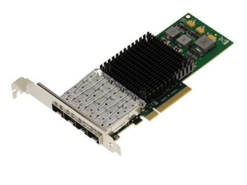 KALEA-INFORMATIQUE Carte contrôleur PCIe réseau LAN 10G Fibre SFP LC 4 Ports avec Chipset BROADCOM BCM57840 - Quad 10GbE Ethernet Fiber Network Adapter