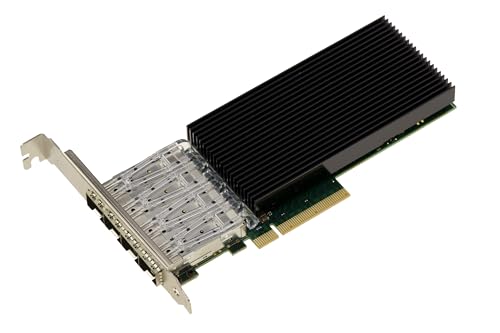 KALEA-INFORMATIQUE Carte contrôleur PCIe réseau LAN 10G Fibre SFP 4 Ports X722-DA4 avec Chipset Intel Confidential - 10GbE Ethernet Network Adapter X722