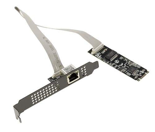 KALEA-INFORMATIQUE Carte contrôleur réseau M2 5 Gigabit LAN ETHERNET 10 100 1000 1G 2.5G 5G avec Port RJ45 et CHIPSET REALTEK RTL8126. pour Port M.2 NGFF PCIe B M ou M Key