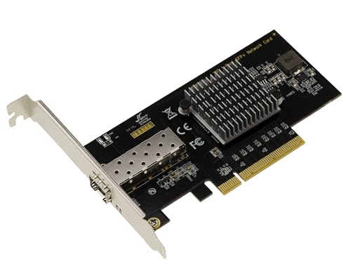 KALEA-INFORMATIQUE Carte contrôleur PCIe x8 réseau Fibre 10G SFP avec chipset Intel 82599 X520