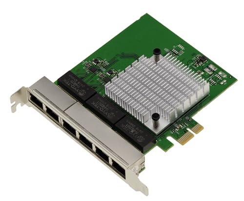 KALEA-INFORMATIQUE Carte contrôleur réseau PCIe x1 6 Ports RJ45 Gigabit LAN Ethernet 10 100 1000 Mbps 1G avec Chipset REALTEK RTL8111H