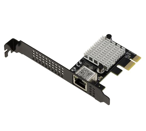 KALEA-INFORMATIQUE Carte Réseau 10G Ethernet PCIe Gen4 portRJ45 Compatible 1G 2.5G 5G 10G avec contrôleur Realtek RTL8127 – Adaptateur LAN Haut Débit pour PC