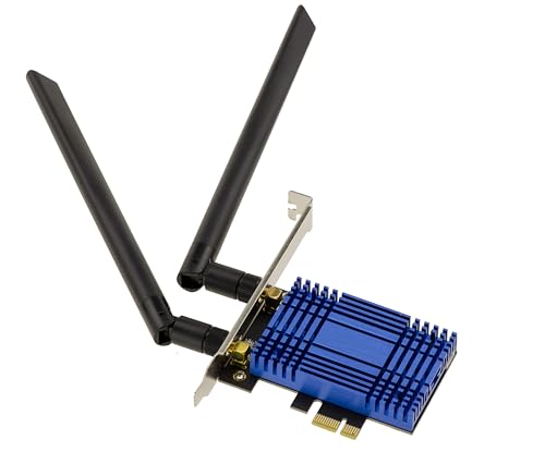KALEA-INFORMATIQUE Carte contrôleur PCIe Gen 4.0 pour réseau sans Fil WiFi 7 TRI Bande débit 8.7Gb s et Bluetooth 5.4 avec chipset Intel BE200. Carte de Grade Industriel