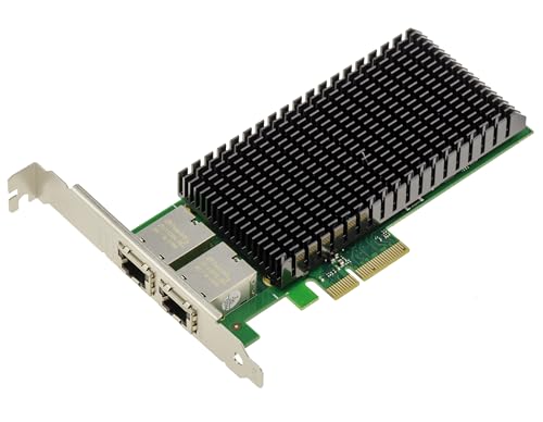 KALEA-INFORMATIQUE Carte contrôleur réseau PCIe Gen 4.0 x4 Dual LAN ETHERNET RJ45 10G 5G 2.5G 1G 2 Ports avec chipset Intel E610-XT2