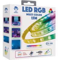 Ruban LED RGB XXL Geek Monkeys 15 m avec revetement en silicone Telecommande