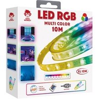 RUBAN LED MULTI COULEURS RGB 10 METRES QUALITE PREMIUM AVEC TELECOMMANDE