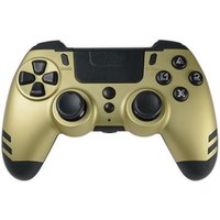 Manette sans Fil Steelplay Slim Pack pour PS4 PS3 et PC Or
