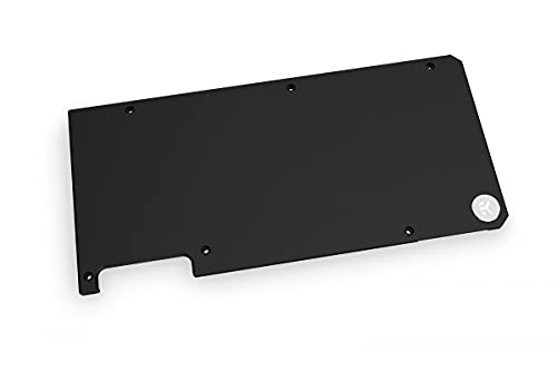 EK Water Blocks 3831109832622 Ventilateur, Refroidisseur et radiateur Carte Graphique Plaque arrière Noir