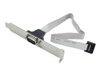 Lindy PC Back Plate Serial Adaptor - panneau serie - DB-9 pour IDC 10 broches