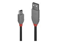 Lindy Anthra Line - cable USB - USB pour mini USB type B - 1 m