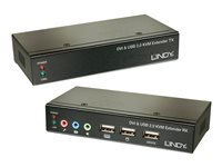 Lindy Cat.5 KVM Extender Classic - rallonge ecran-clavier-souris USB