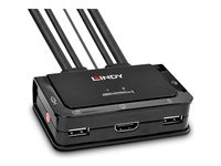 Lindy Compact 2 Port KVM Switch - commutateur KVM - 2 ports