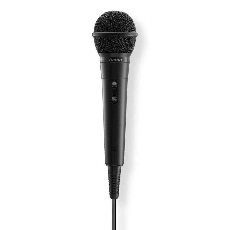 Hama Microphone Hama Party filaire dynamique unidirectionnel câble 2,5 m interrupteur