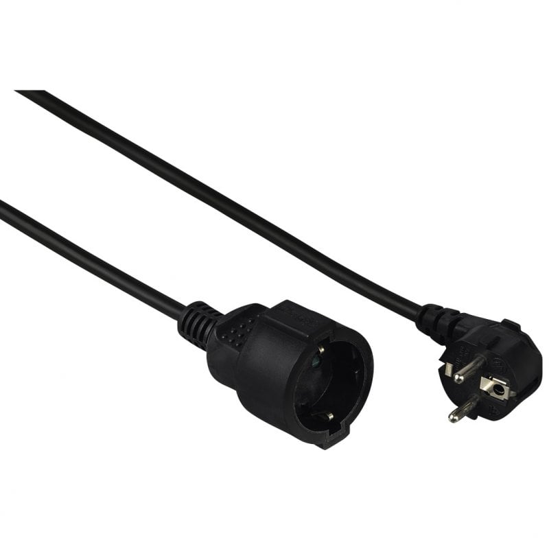 Hama Câble d'alimentation rallonge Hama Schuko 10 m Black