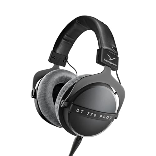 beyerdynamic DT 770 Pro X LB Casque de studio fermé Noir 48 Ohm | Aucun amplificateur nécessaire, son de studio précis sans basses renforcées, bloque le bruit de la pièce lors de
