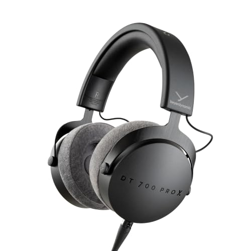 beyerdynamic DT 700 PRO X Casque de studio fermé Noir | Casque de studio avec pilote Stellar.45 pour enregistrement et surveillance sur tous les appareils de lecture