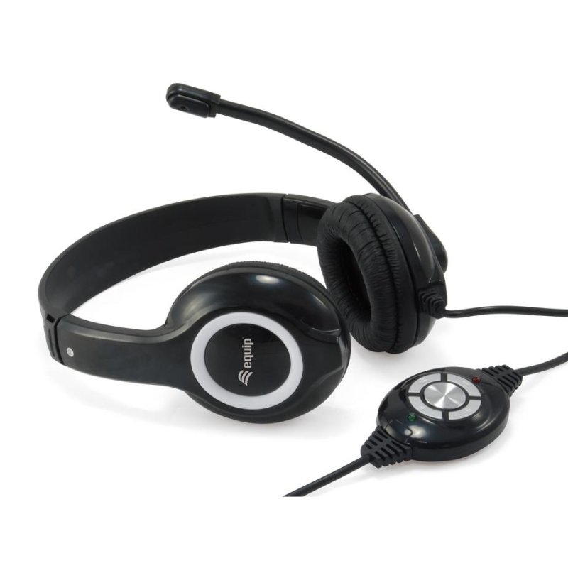 equip Auriculaires Equip 245301 filaires USB Type-A pour appels et musique noirs