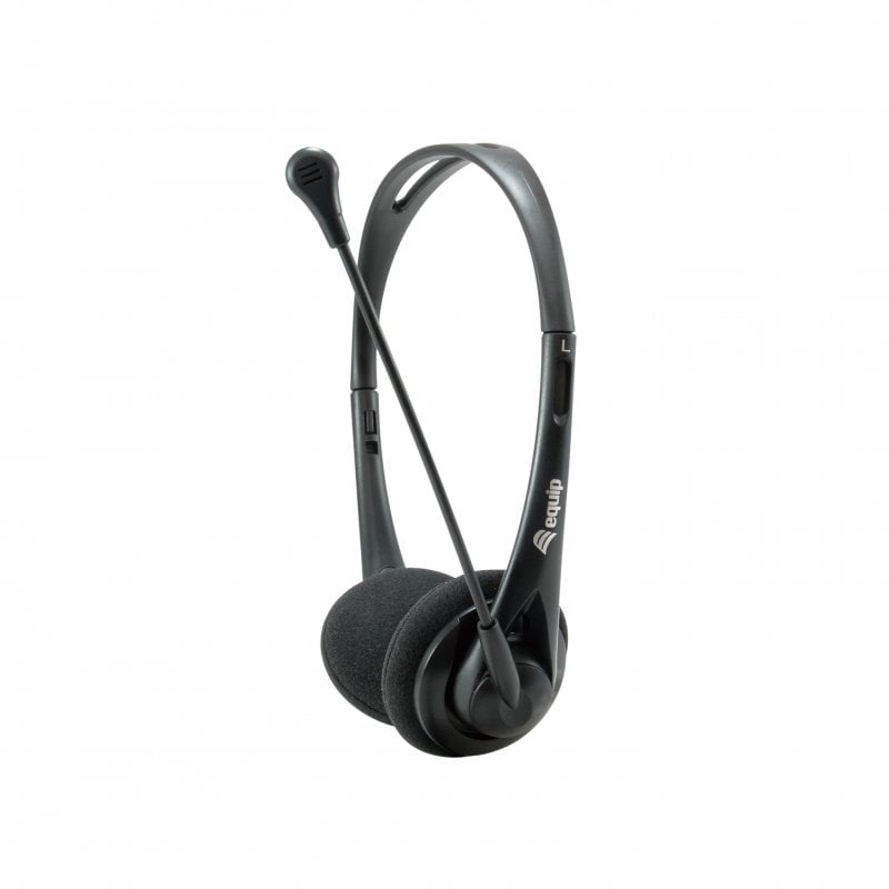 equip Equip 245302 Casque Black avec microphone
