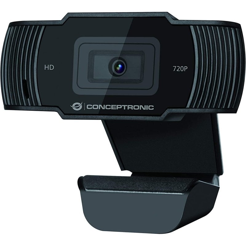 Conceptronic Webcam AMDIS Conceptronic avec microphone 720P 1080P HD
