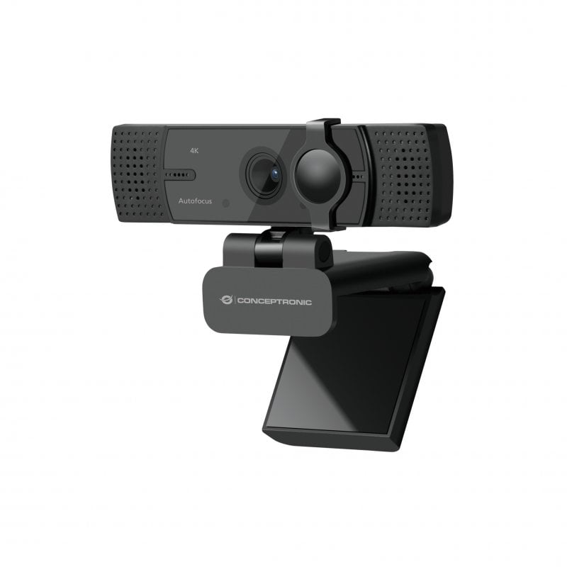Conceptronic Caméra Web Conceptronic AMDIS07B 4K avec double microphone
