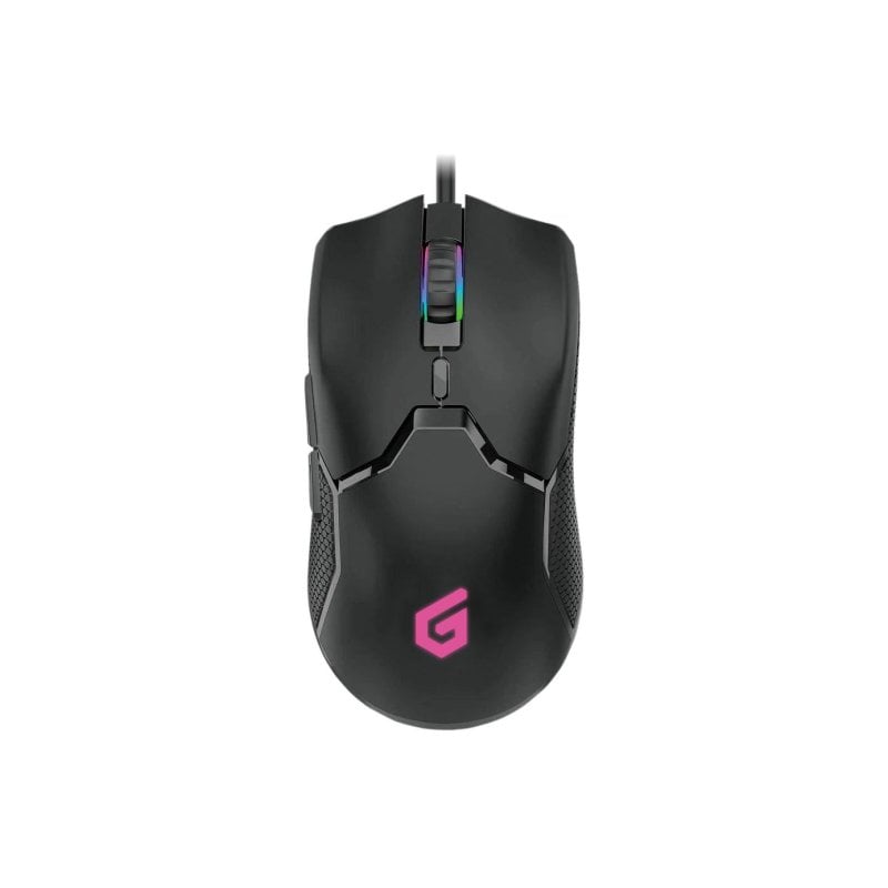 Conceptronic Ratón Conceptronic DJEBBEL05B USB 7200DPI Negro RGB 6 Botones Ergonomía Gaming