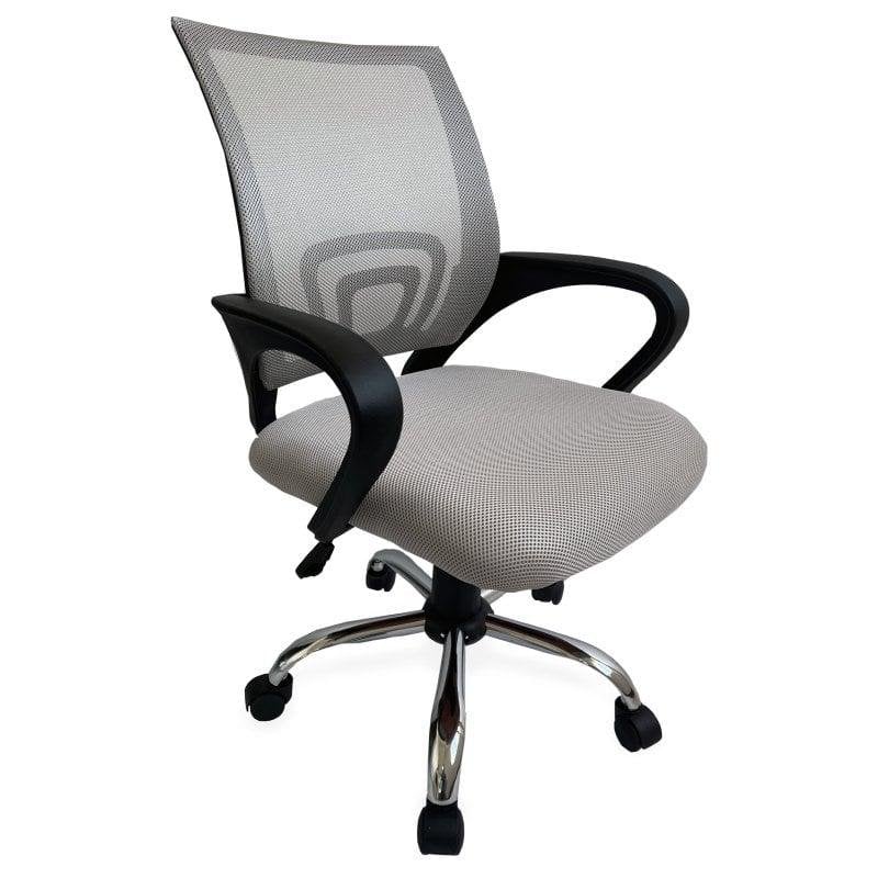 equip Chaise de bureau Equip 651015 Mesh ergonomique Grey clair base chromée