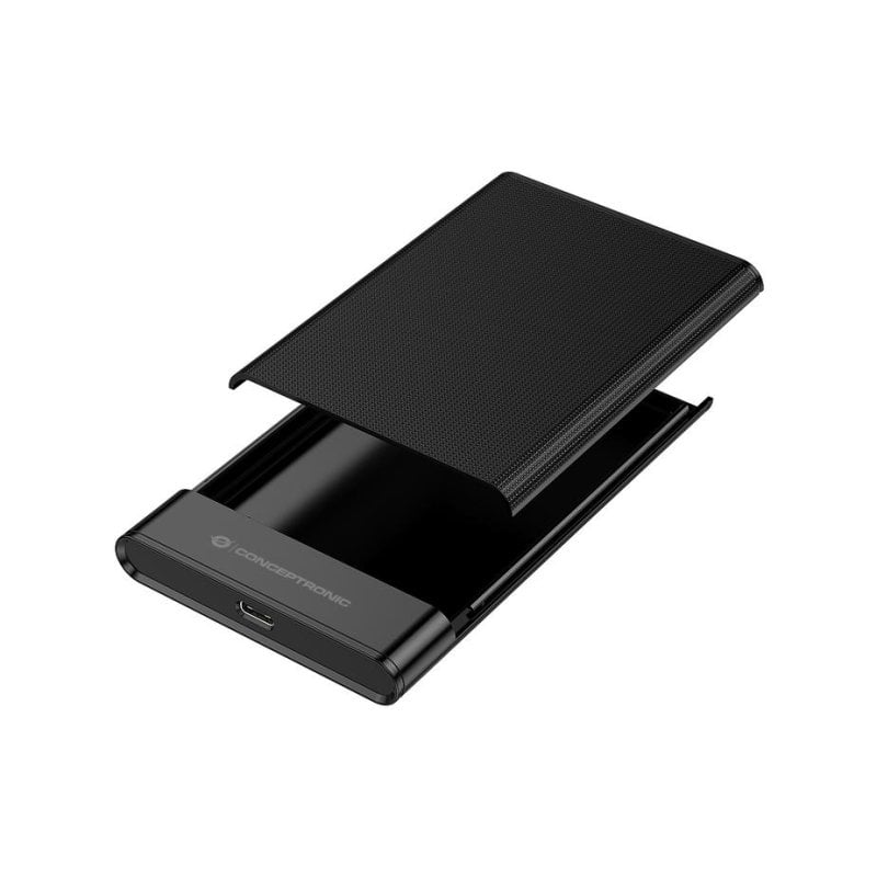 Conceptronic Caja PC Conceptronic DANTE06B 2.5 USB Type-C Aluminium Black