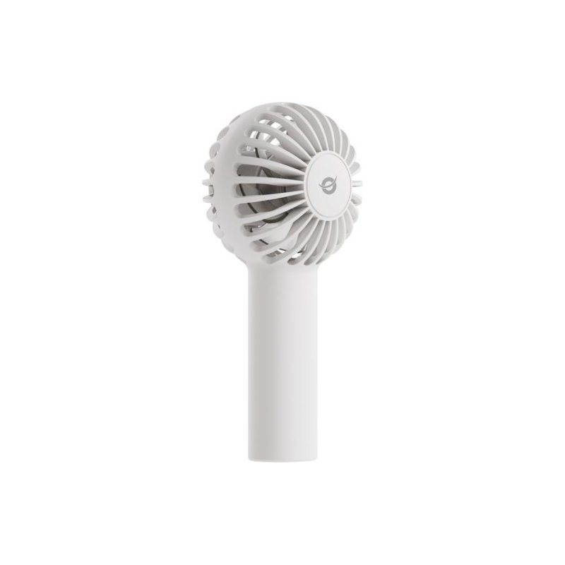 Conceptronic Mini Ventilateur de Main Conceptronic AERIVA01W White 3 Vitesses 8h Autonomie Rechargeable