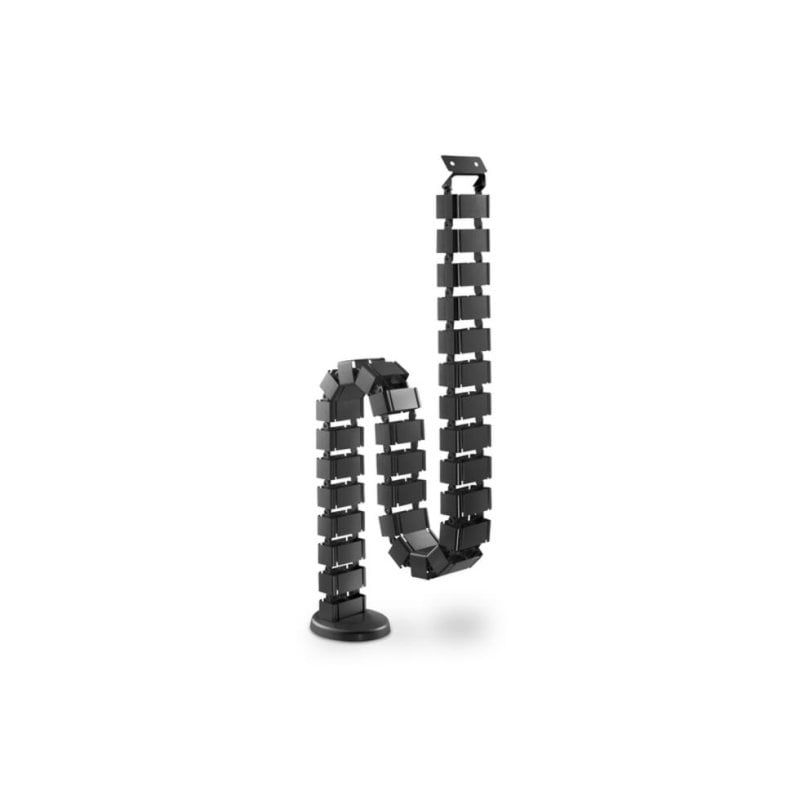 assmann-electronic Canaleta pour câbles ASSMANN Electronic DA-90505 courbe 1300 mm ABS métal Black