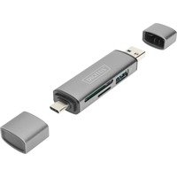 Digitus Hub à double lecteur de carte USB-C™ USB 3.0, OTG