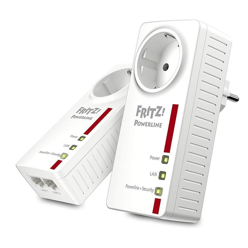 fritz FRITZ!Powerline 1220E 1200 Mbit s Ethernet LAN White 2 pièce(s)