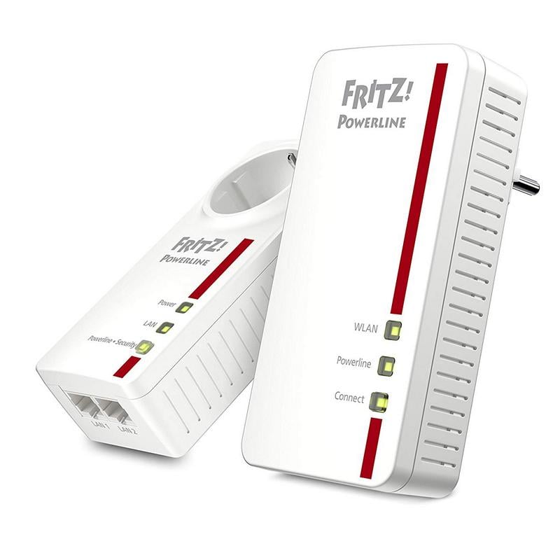 fritz FRITZ!Powerline Powerline 1260E WLAN Set 1200 Mbit s Ethernet LAN Wifi White 2 pièce(s)