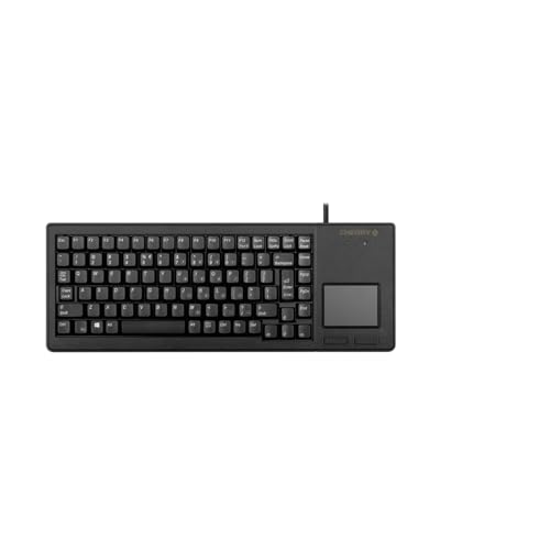 CHERRY KC 1068, Disposition française, Clavier AZERTY, désinfectable Facilement, Clavier Filaire étanche, Frappe silencieuse, Blanc grisé