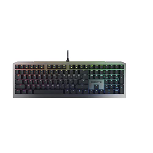 CHERRY MV 3.0 Clavier Mécanique Filaire Rétroéclairage RGB Commutateurs Cherry Viola pour Gaming ou Travail