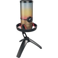 Cherry CHERRY UM 9.0 PRO RGB Black, Cuivre Microphone de table