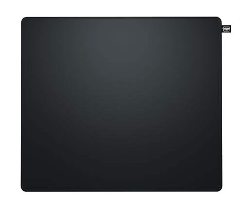 CHERRY XTRFY GP7, Tapis De Souris Gaming en Graphène (460 x 400 x 4 mm), Surface Lisse Et Durable, Base en Caoutchouc Extra-Douce, Antidérapant, Noir