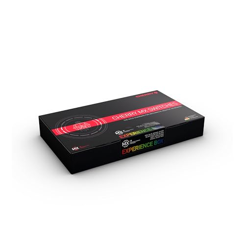 CHERRY MX2A EXPERIENCE BOX, 10 Commutateurs de Clavier Mécaniques, Pour DIY, Hot Swap ou Clavier de Jeu, Pour Essayer Découvrir, Qualité Originale CHERRY