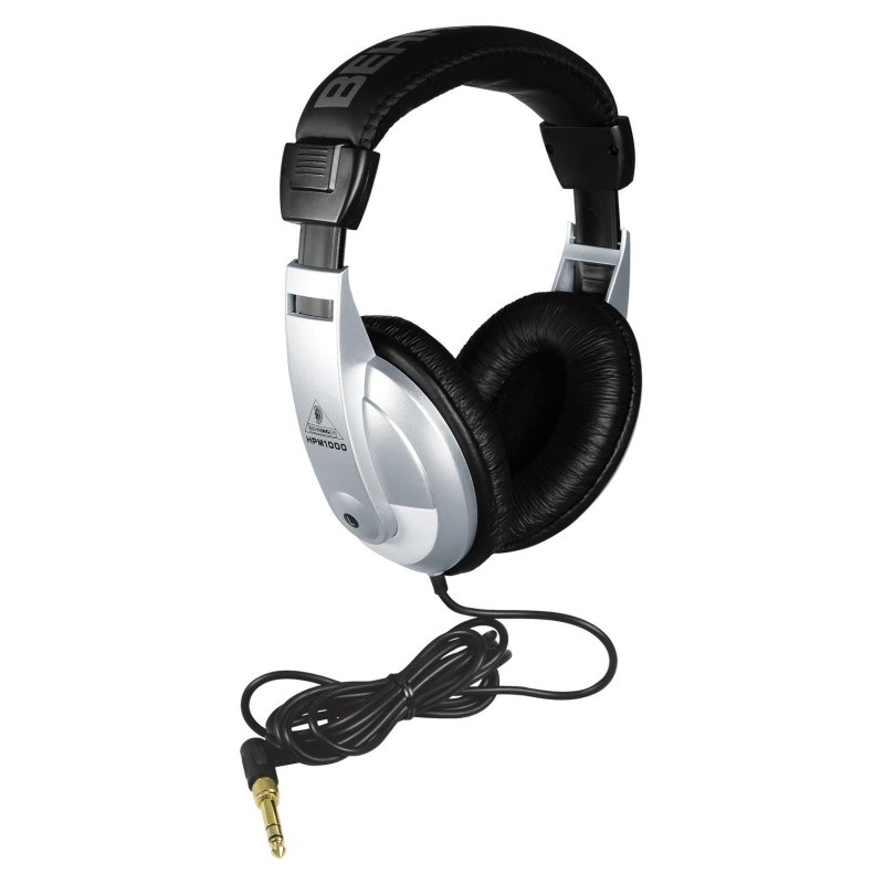 Behringer Casque Behringer HPM1000 filaire câblé pour musique, supra-aural, Black et Silver