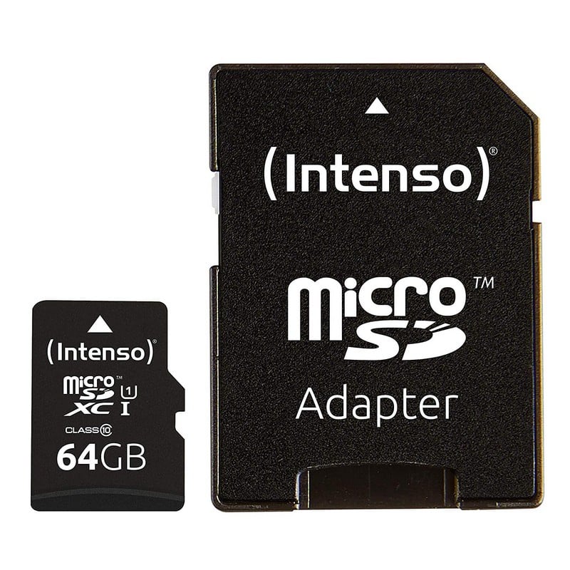Intenso Carte Micro SD Intense SDXC 64 Go Classe 10