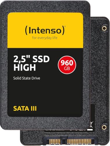 Intenso Disque Dur Intenso High 960GB SSD 2.5 SATA III 520 Mo s Haute Résistance